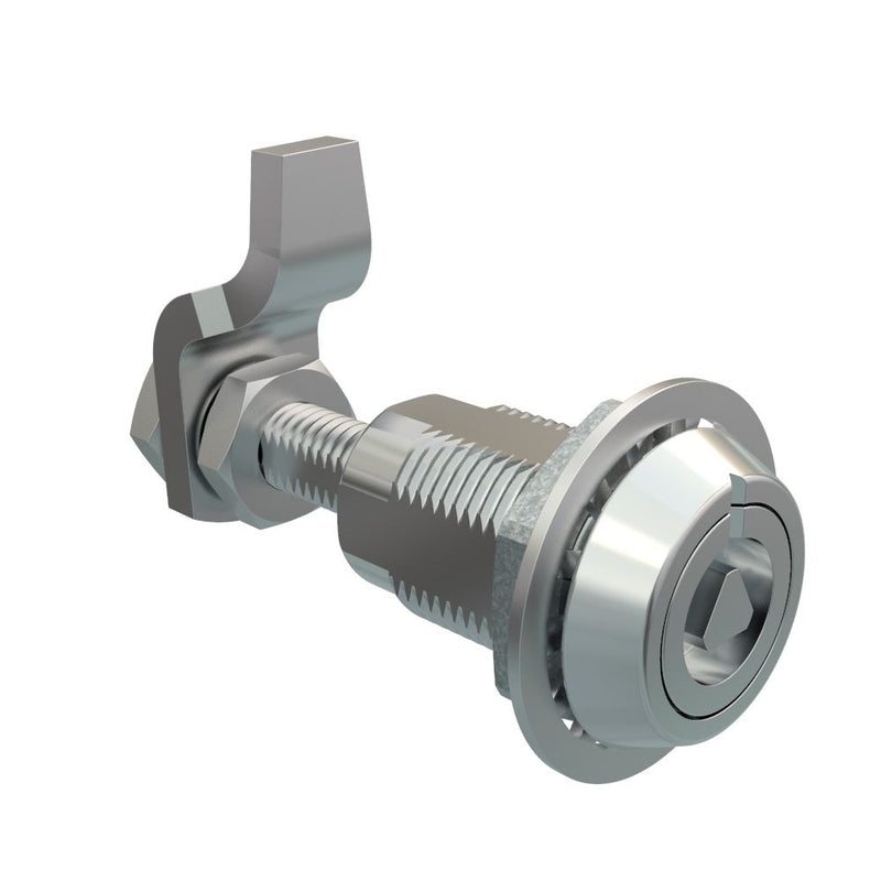 SOUTHCO VISE ACTION® Compression Latch, Large Size, 8 mm Triangle, Zinc Alloy, Chrome Plated, Bright [E3-2220-21]