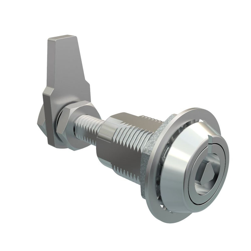 SOUTHCO VISE ACTION® Compression Latch, Large Size, 8 mm Triangle, Zinc Alloy, Chrome Plated, Bright [E3-120-31]