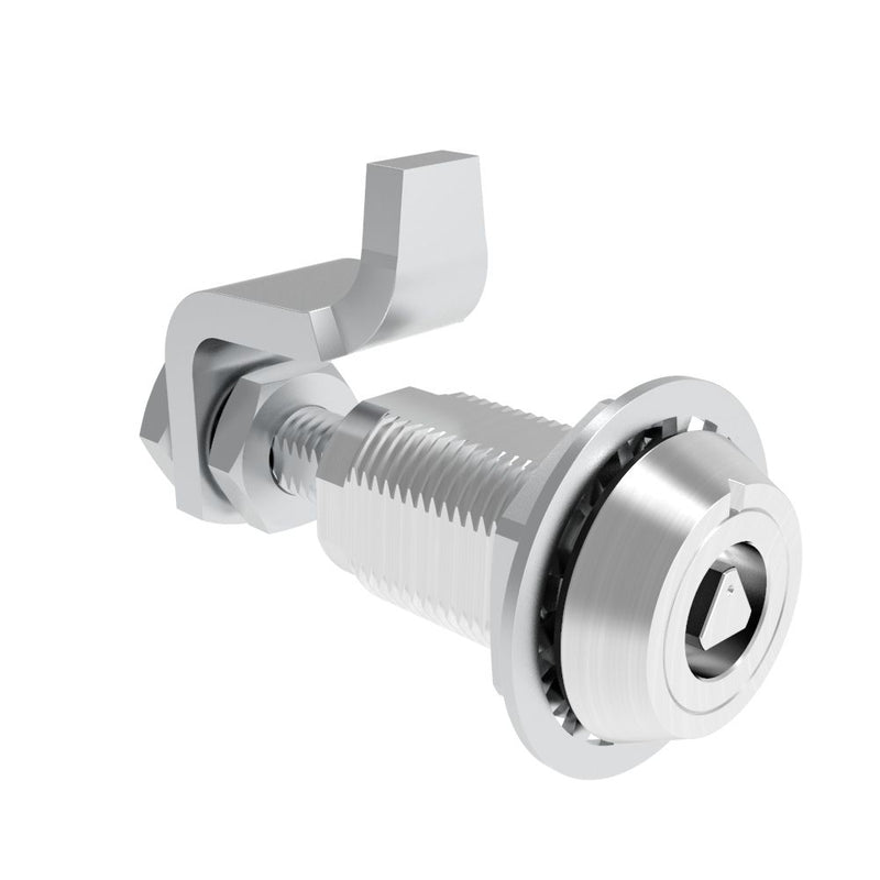 SOUTHCO VISE ACTION® Compression Latch, Large Size, 7 mm Triangle, Aluminum Alloy, Powder Coated, Clear [E3-13-106]