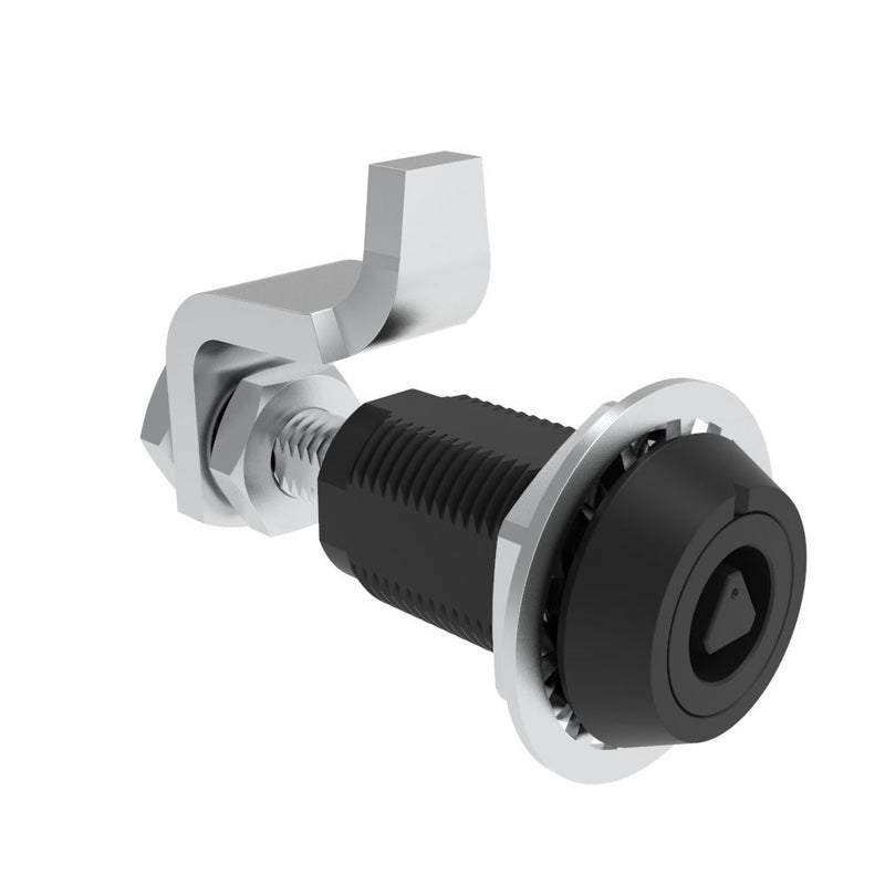 SOUTHCO VISE ACTION® Compression Latch, Large Size, 7 mm Triangle, Aluminum Alloy, Powder Coated, Black [E3-223-156]