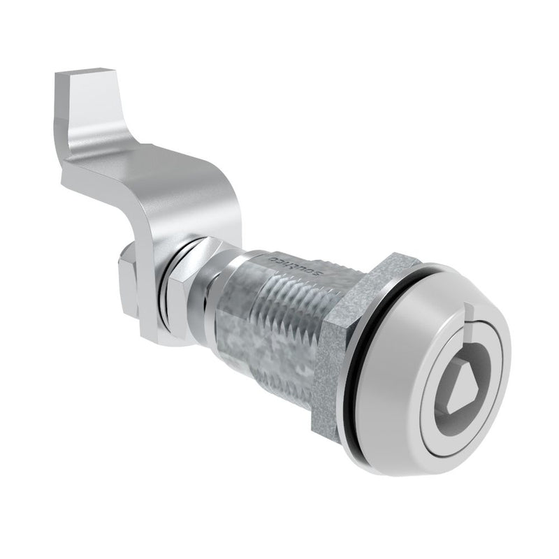 SOUTHCO VISE ACTION® Compression Latch, Large Size, 7 mm Triangle, Zinc Alloy, Powder Coated, Silver [E3-223-17]