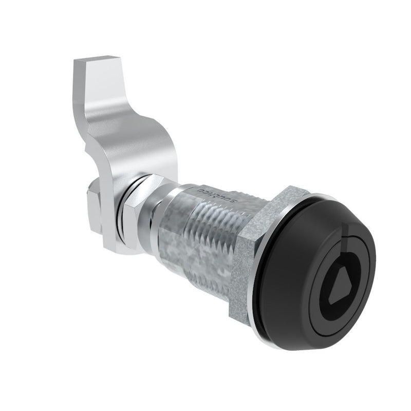 SOUTHCO VISE ACTION® Compression Latch, Large Size, 7 mm Triangle, Zinc Alloy, Powder Coated, Black [E3-223-25]