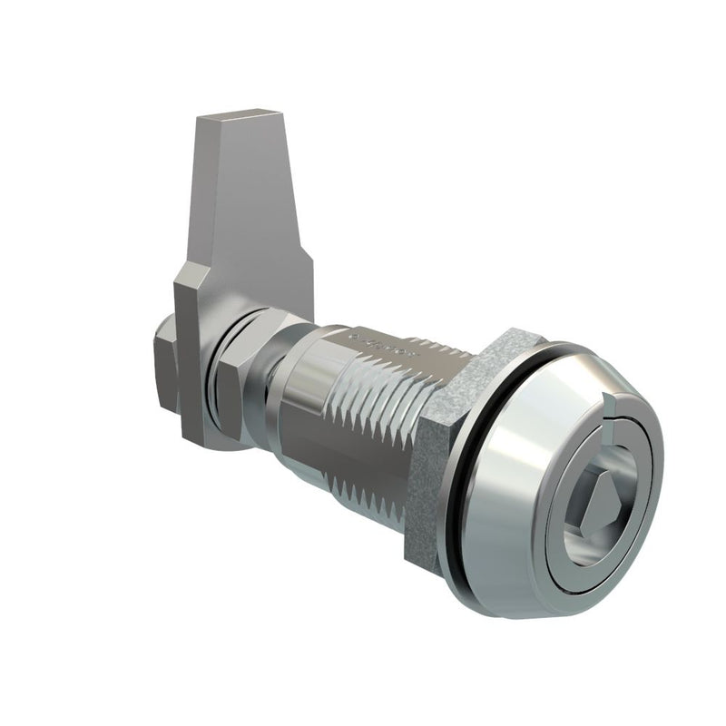 SOUTHCO VISE ACTION® Compression Latch, Large Size, 7 mm Triangle, Zinc Alloy, Chrome Plated, Bright [E3-13-31]