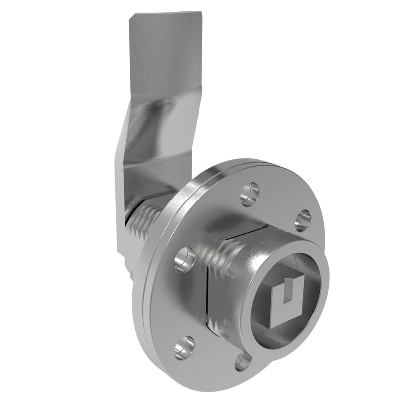 SOUTHCO VISE ACTION® Compression Latch, Large Size, 8 mm Square, Zinc Alloy, Chrome Plated, Bright, 33 mm (1.3 in) Grip [E3-1410-071]