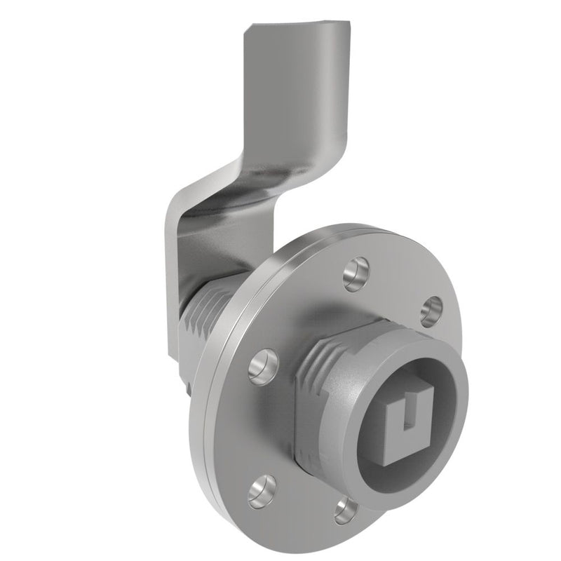 SOUTHCO VISE ACTION® Compression Latch, Large Size, Railway Standard, Zinc Alloy, Powder Coated, Silver, 23 mm (0.91 in) Grip [E3-1411-027]