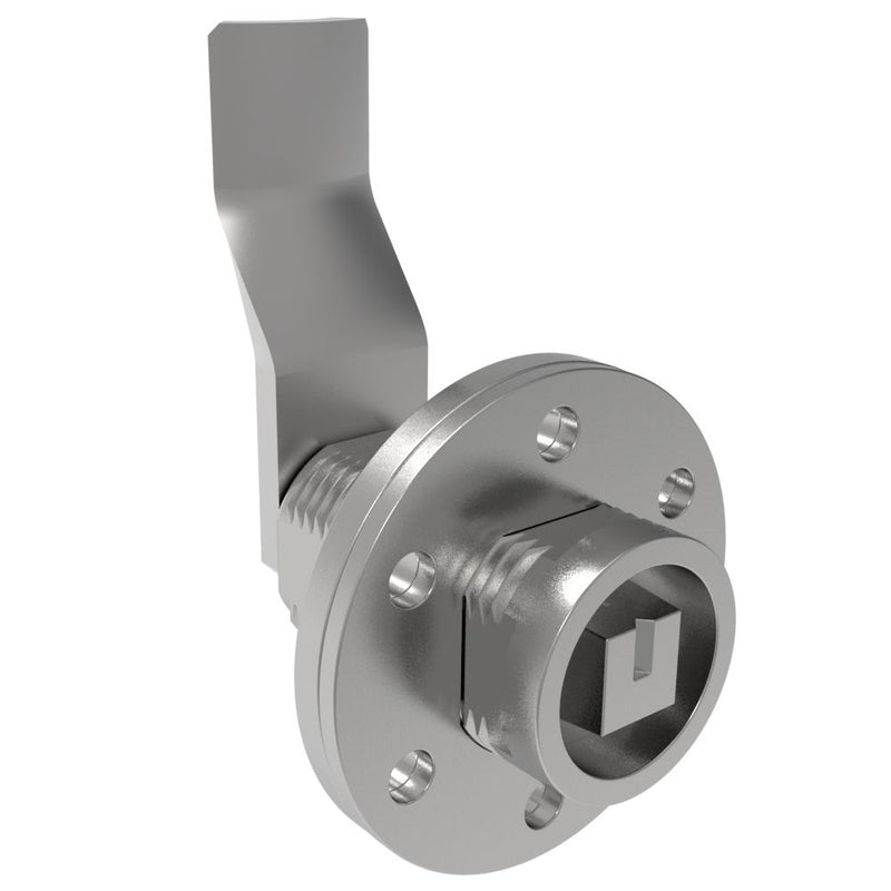 SOUTHCO VISE ACTION® Compression Latch, Large Size, Railway Standard, Zinc Alloy, Chrome Plated, Bright, 43 mm (1.69 in) Grip [E3-1411-121]