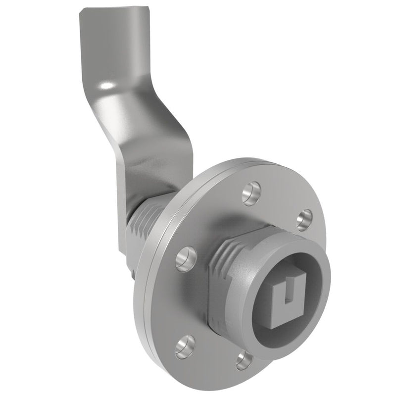 SOUTHCO VISE ACTION® Compression Latch, Large Size, Railway Standard, Zinc Alloy, Powder Coated, Silver, 47 mm (1.85 in) Grip [E3-1411-147]