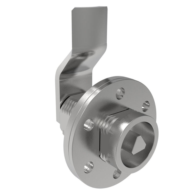 SOUTHCO VISE ACTION® Compression Latch, Large Size, 7 mm Triangle, Zinc Alloy, Chrome Plated, Bright, 25 mm (0.98 in) Grip [E3-143-031]