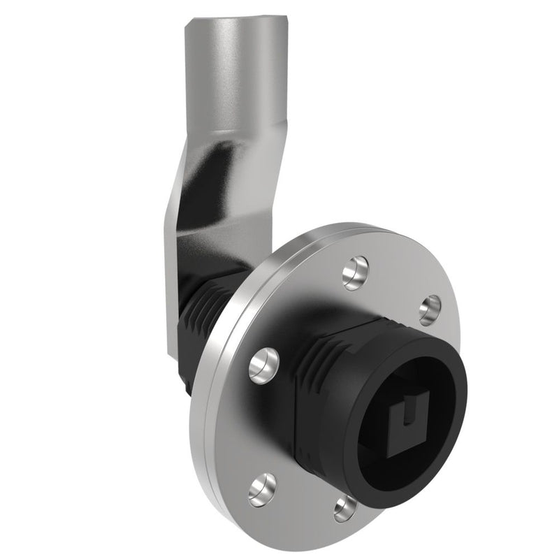 SOUTHCO VISE ACTION® Compression Latch, Large Size, 7 mm Square, Zinc Alloy, Powder Coated, Black, 33 mm (1.3 in) Grip [E3-144-075]