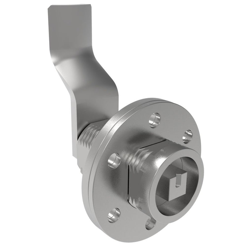 SOUTHCO VISE ACTION® Compression Latch, Large Size, 7 mm Square, Zinc Alloy, Chrome Plated, Bright, 49 mm (1.93 in) Grip [E3-144-151]