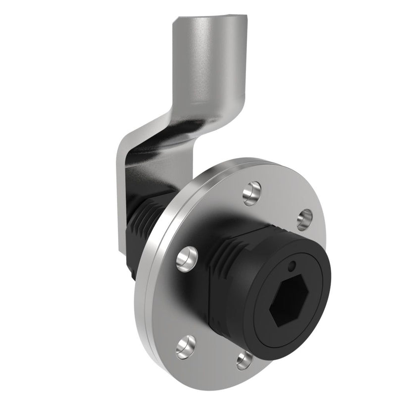 SOUTHCO VISE ACTION® Compression Latch, Large Size, 8 mm Hex Recess, Zinc Alloy, Powder Coated, Black, 23 mm (0.91 in) Grip [E3-146-025]