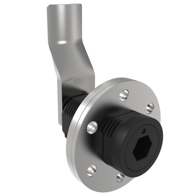 SOUTHCO VISE ACTION® Compression Latch, Large Size, 8 mm Hex Recess, Zinc Alloy, Powder Coated, Black, 43 mm (1.69 in) Grip [E3-146-125]