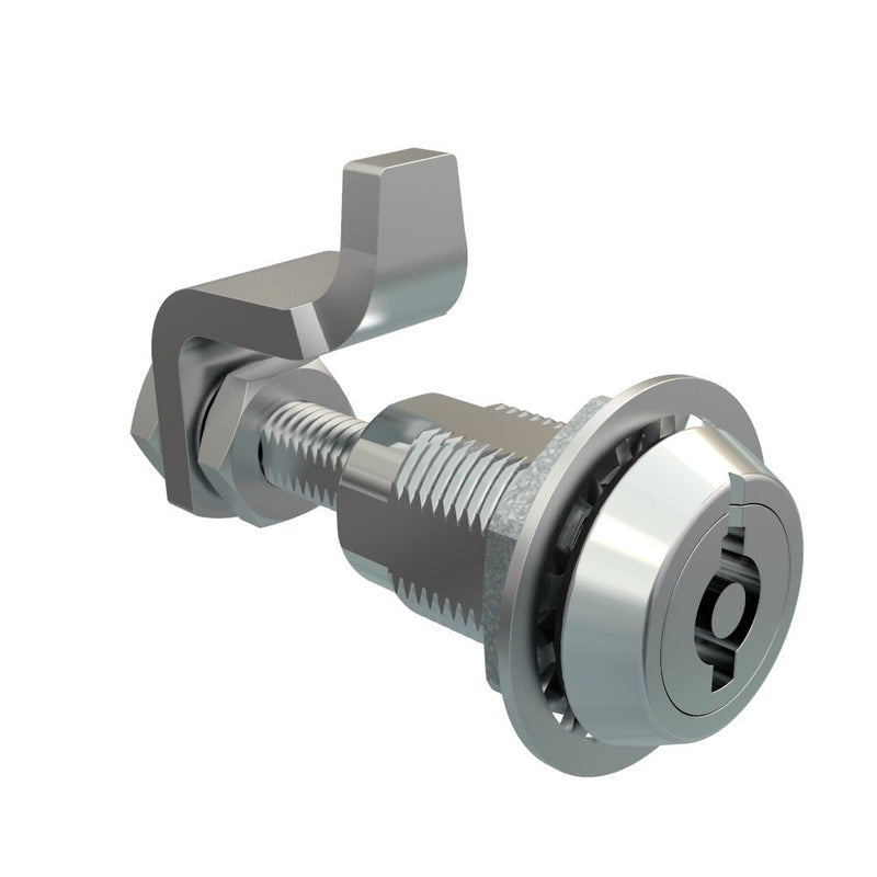 SOUTHCO VISE ACTION® Compression Latch, Large Size, 5 mm Double Bitted Recess, Zinc Alloy, Chrome Plated, Bright [E3-2248-11]