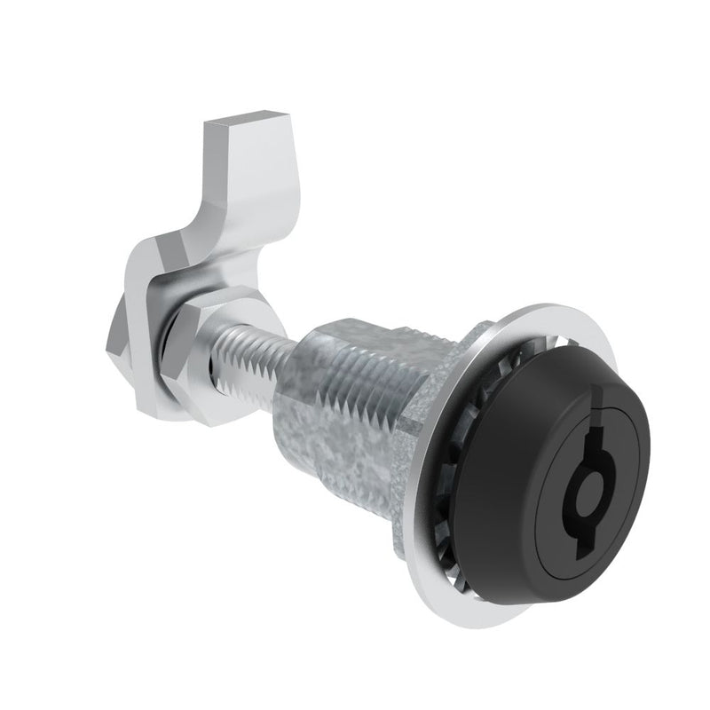 SOUTHCO VISE ACTION® Compression Latch, Large Size, 5 mm Double Bitted Recess, Zinc Alloy, Powder Coated, Black [E3-148-25]