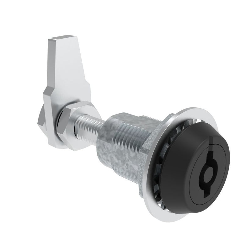 SOUTHCO VISE ACTION® Compression Latch, Large Size, 5 mm Double Bitted Recess, Zinc Alloy, Powder Coated, Black [E3-148-35]