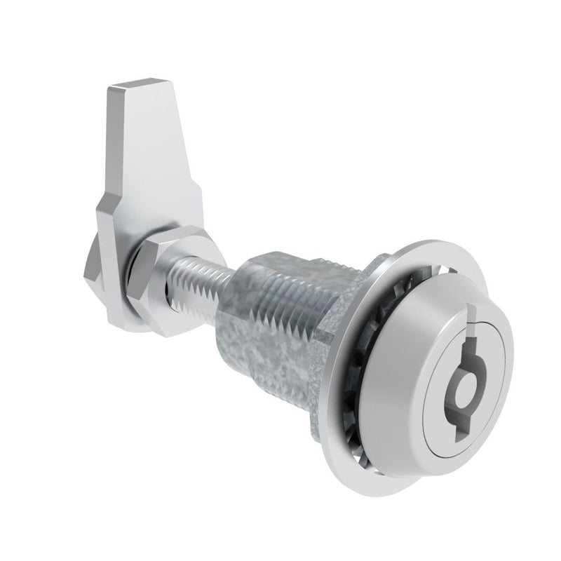 SOUTHCO VISE ACTION® Compression Latch, Large Size, 5 mm Double Bitted Recess, Zinc Alloy, Powder Coated, Silver [E3-148-37]