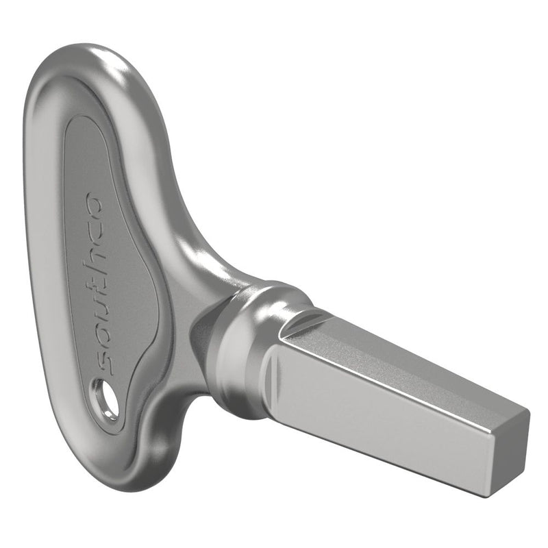 SOUTHCO Key, Railway Male, Zinc Alloy, Nickel Plated [E3-15-1]