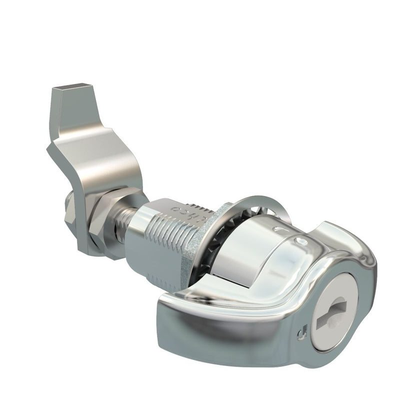 SOUTHCO VISE ACTION® Compression Latch, Large Size, Wing, Zinc Alloy, Chrome Plated, Bright [E3-2251-21]