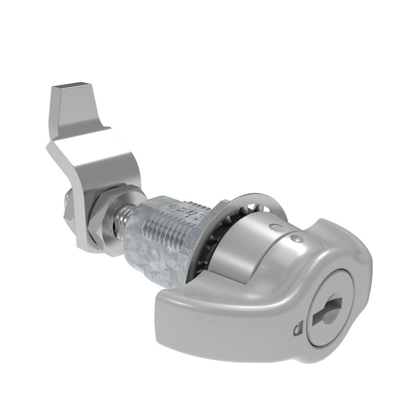 SOUTHCO VISE ACTION® Compression Latch, Large Size, Wing, Zinc Alloy, Powder Coated, Silver [E3-2251-27]