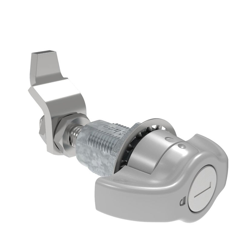 SOUTHCO VISE ACTION® Compression Latch, Large Size, Wing, Zinc Alloy, Powder Coated, Silver [E3-2258-27]