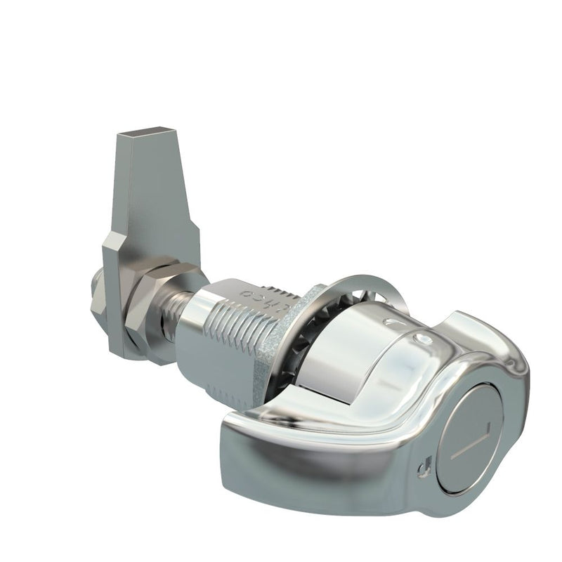 SOUTHCO VISE ACTION® Compression Latch, Large Size, Wing, Zinc Alloy, Chrome Plated, Bright [E3-158-31]