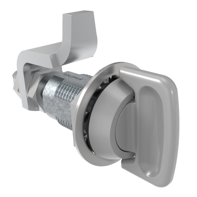 SOUTHCO VISE ACTION® Compression Latch, Large Size, Knob Style, Zinc Alloy, Powder Coated, Silver [E3-17-17]