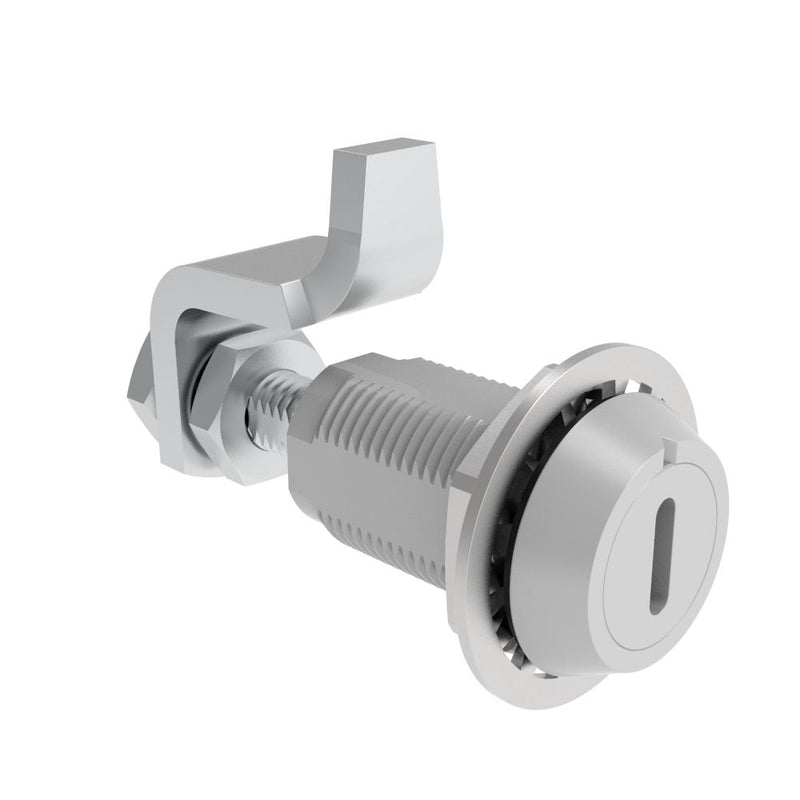 SOUTHCO VISE ACTION® Compression Latch, Large Size, Slotted Recess, Aluminum Alloy, Powder Coated, Silver [E3-19-176]