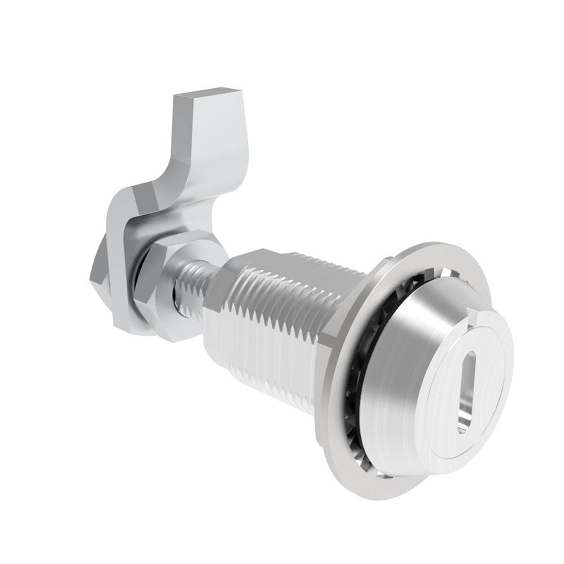 SOUTHCO VISE ACTION® Compression Latch, Large Size, Slotted Recess, Aluminum Alloy, Powder Coated, Clear [E3-19-206]