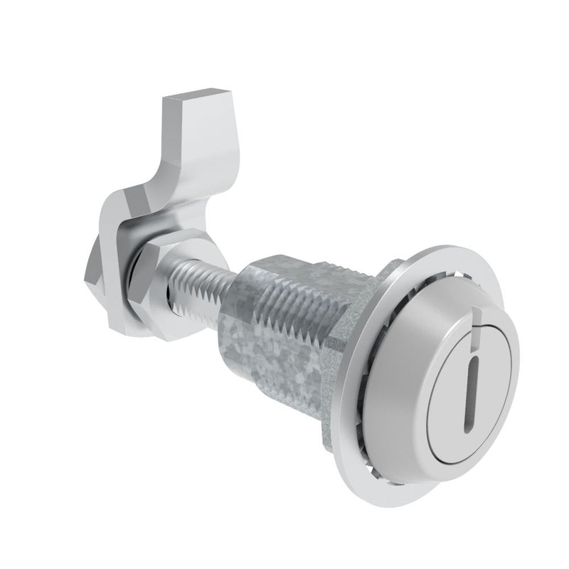 SOUTHCO VISE ACTION® Compression Latch, Large Size, Slotted Recess, Zinc Alloy, Powder Coated, Silver [E3-229-27]