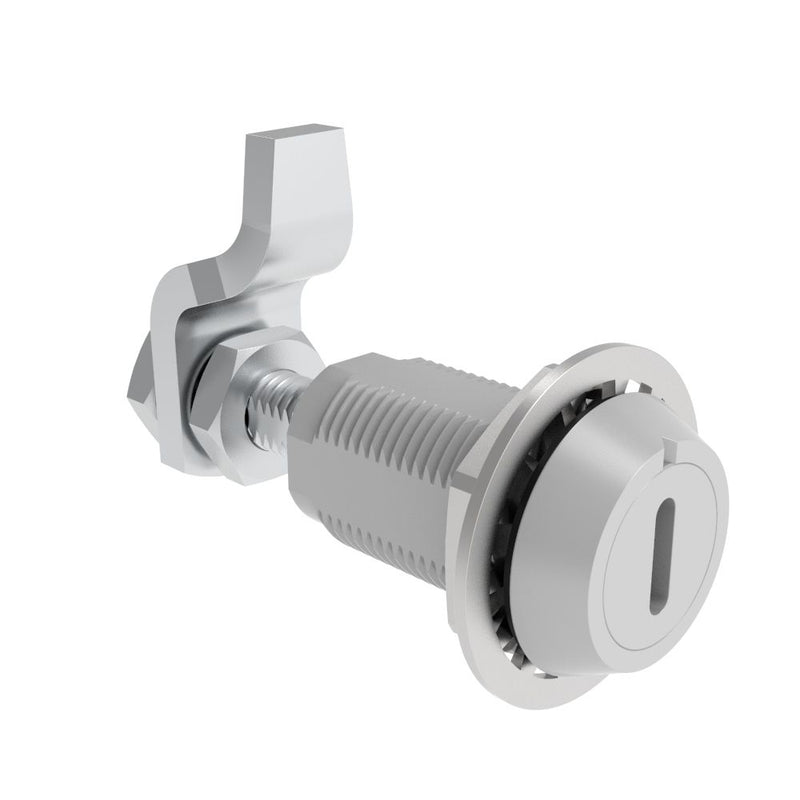 SOUTHCO VISE ACTION® Compression Latch, Large Size, Slotted Recess, Aluminum Alloy, Powder Coated, Silver [E3-19-276]