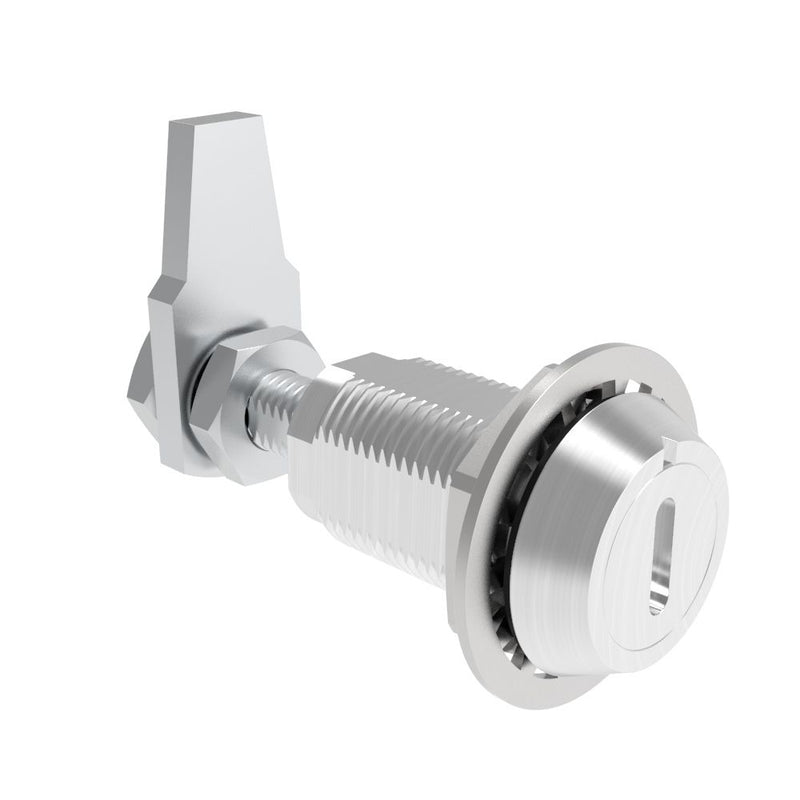 SOUTHCO VISE ACTION® Compression Latch, Large Size, Slotted Recess, Aluminum Alloy, Powder Coated, Clear [E3-19-306]