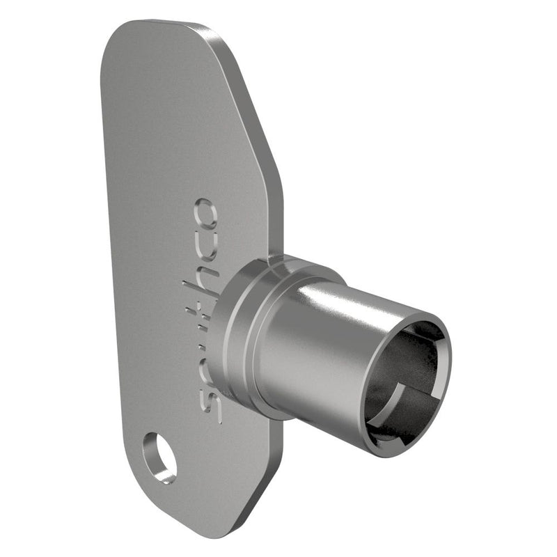 SOUTHCO Key, SOUTHCO® Tubular, Steel, Nickel Plated [E3-26-819-15]
