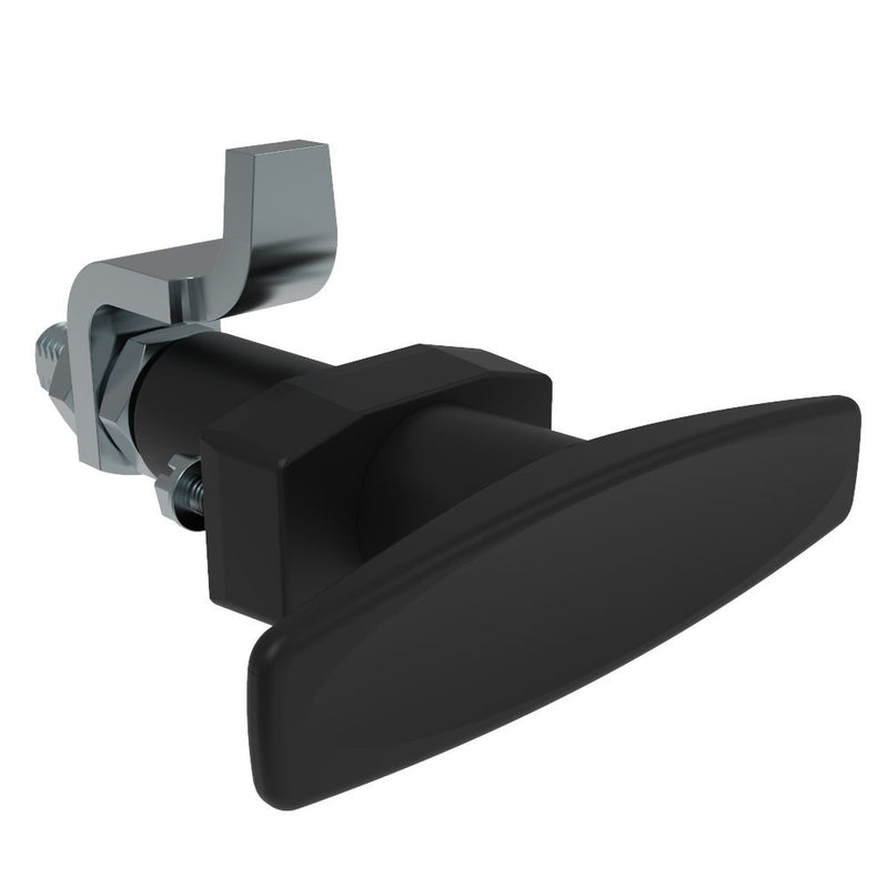 SOUTHCO VISE ACTION® Compression Latch, Large Size, T-Handle, Zinc Alloy, Powder Coated, Black [E3-31-15]