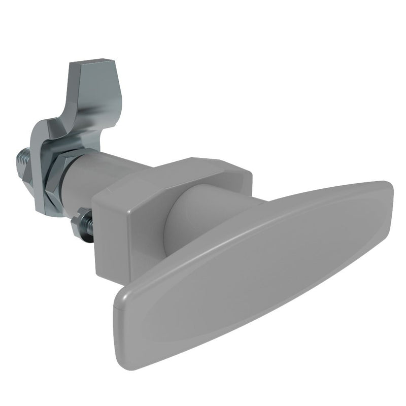 SOUTHCO VISE ACTION® Compression Latch, Large Size, T-Handle, Zinc Alloy, Powder Coated, Silver [E3-31-27]