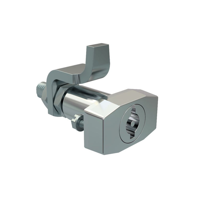 SOUTHCO VISE ACTION® Compression Latch, Large Size, 3 mm Double Bitted Recess, Zinc Alloy, Chrome Plated, Bright [E3-32-11]