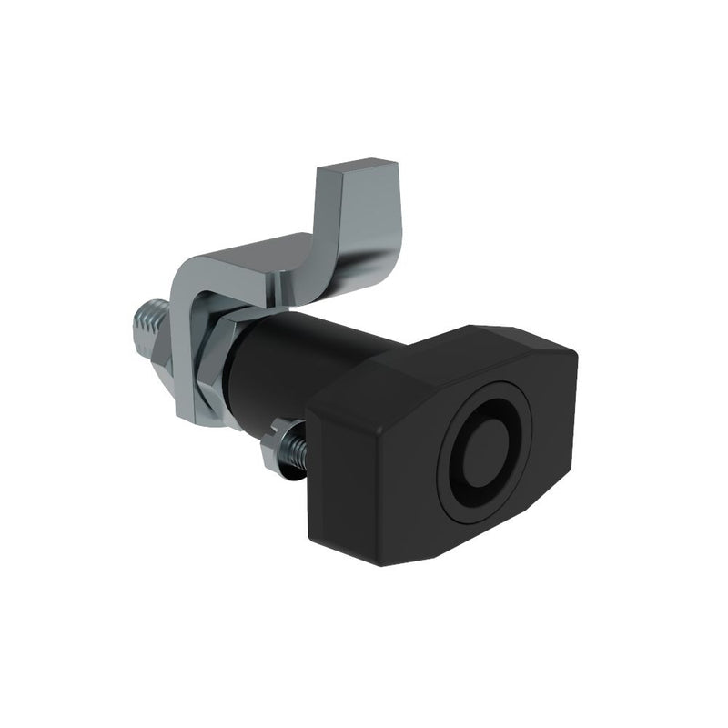 SOUTHCO VISE ACTION® Compression Latch, Large Size, Southco® Tubular Key, Zinc Alloy, Powder Coated, Black [E3-35-15]