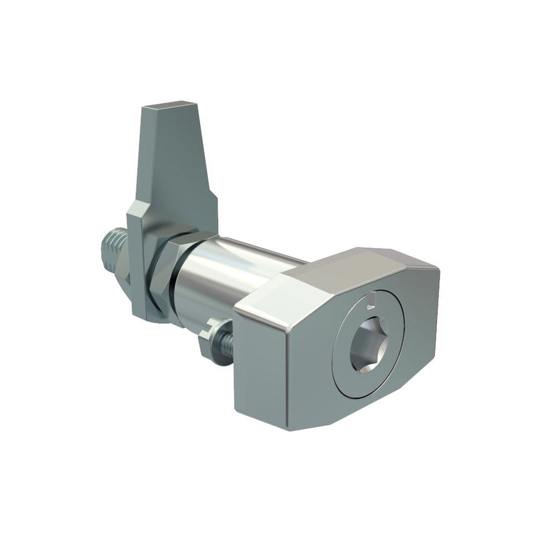 SOUTHCO VISE ACTION® Compression Latch, Large Size, 8 mm Hex Recess, Zinc Alloy, Chrome Plated, Bright [E3-36-31]