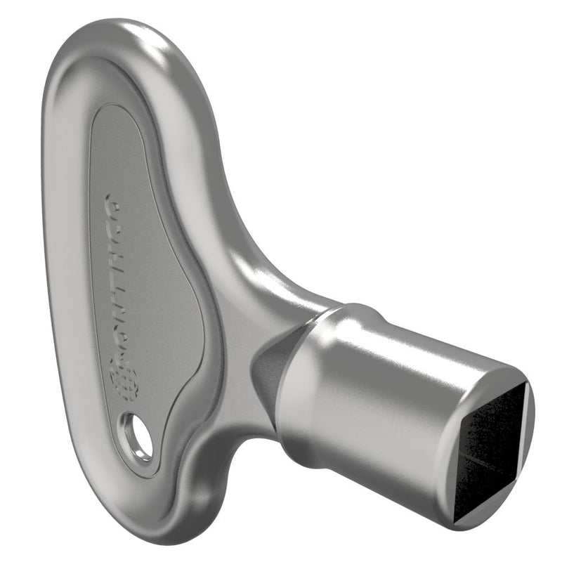 SOUTHCO Key, 7mm Square, Zinc Alloy, Nickel Plated [E3-4-1]