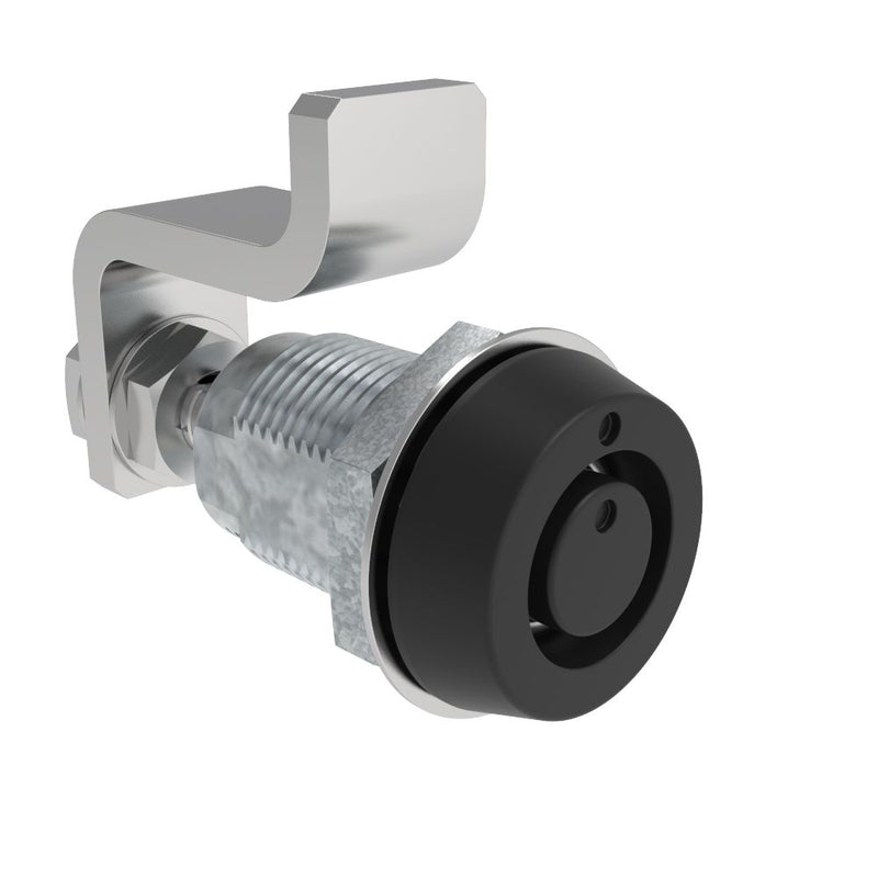 SOUTHCO VISE ACTION® Compression Latch, Small Size, Southco® Tubular Key, Zinc Alloy, Powder Coated, Black [E3-55-15]