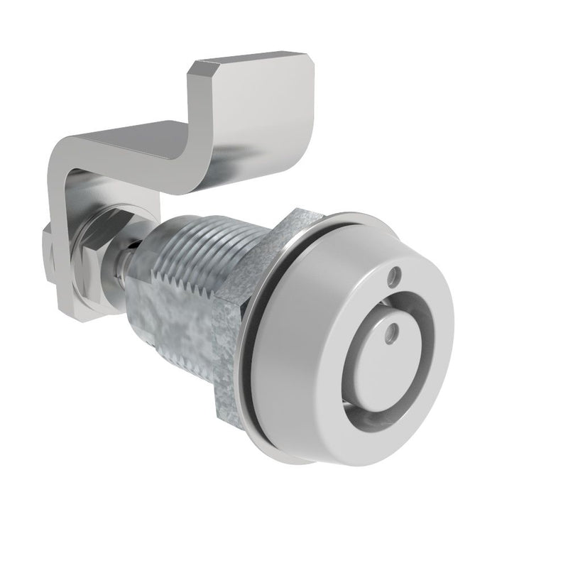 SOUTHCO VISE ACTION® Compression Latch, Small Size, Southco® Tubular Key, Zinc Alloy, Powder Coated, Silver [E3-245-17]