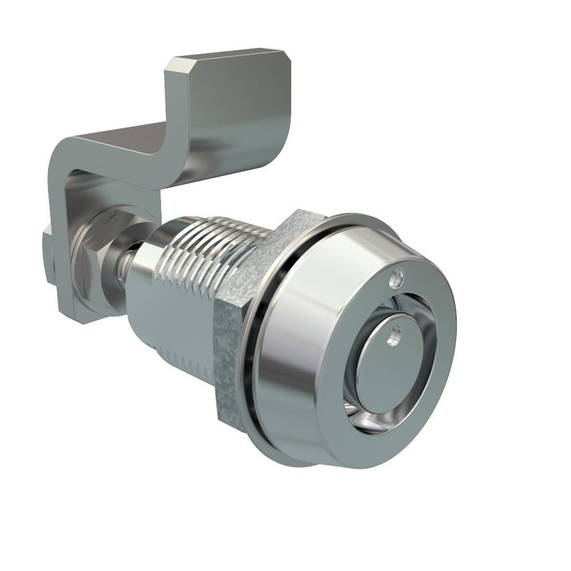 SOUTHCO VISE ACTION® Compression Latch, Small Size, Southco® Tubular Key, Zinc Alloy, Chrome Plated, Bright [E3-55-21]