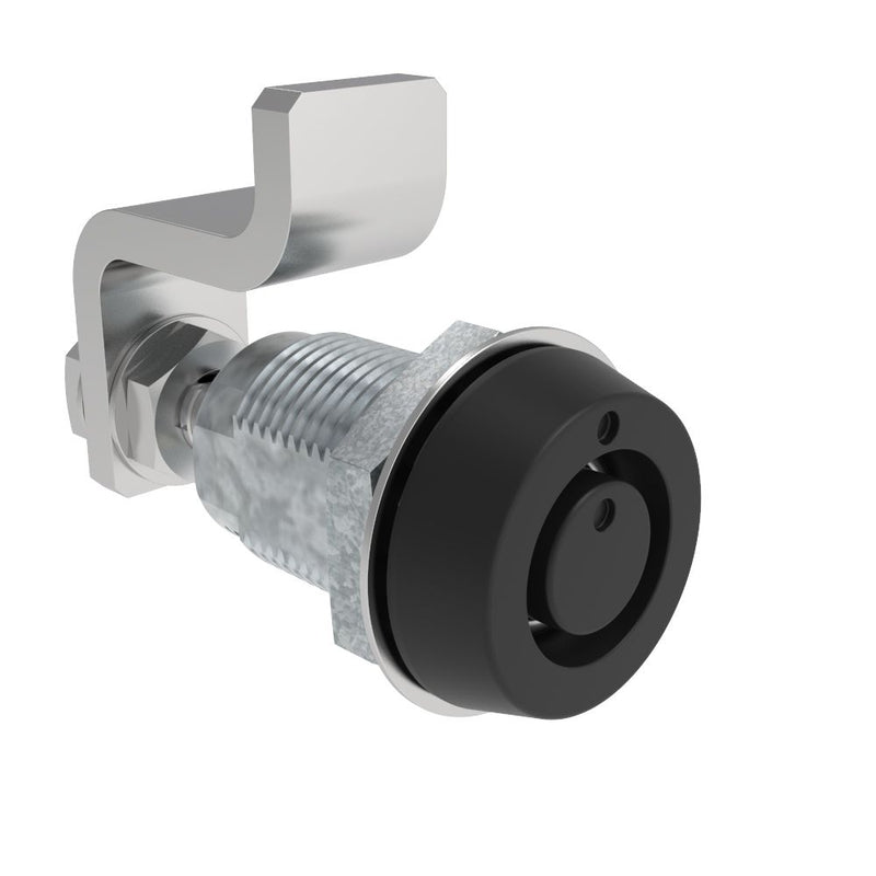 SOUTHCO VISE ACTION® Compression Latch, Small Size, Southco® Tubular Key, Zinc Alloy, Powder Coated, Black [E3-55-25]