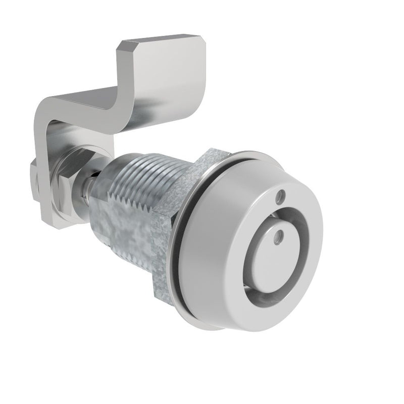 SOUTHCO VISE ACTION® Compression Latch, Small Size, Southco® Tubular Key, Zinc Alloy, Powder Coated, Silver [E3-55-27]