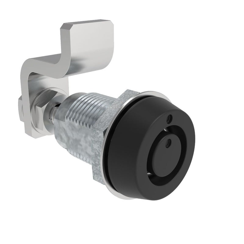 SOUTHCO VISE ACTION® Compression Latch, Small Size, Southco® Tubular Key, Zinc Alloy, Powder Coated, Black [E3-55-35]