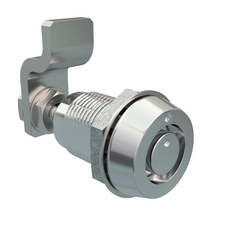 SOUTHCO VISE ACTION® Compression Latch, Small Size, Southco® Tubular Key, Zinc Alloy, Chrome Plated, Bright [E3-55-51]