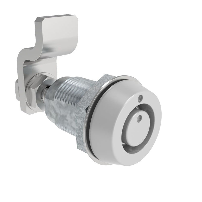 SOUTHCO VISE ACTION® Compression Latch, Small Size, Southco® Tubular Key, Zinc Alloy, Powder Coated, Silver [E3-245-57]