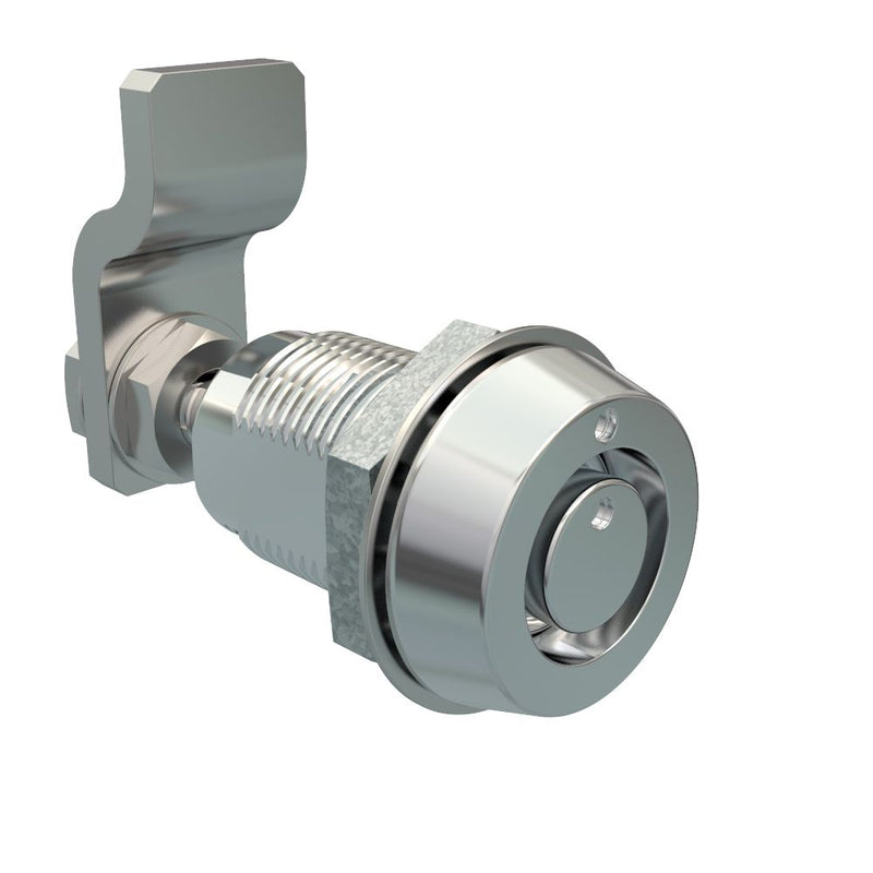 SOUTHCO VISE ACTION® Compression Latch, Small Size, Southco® Tubular Key, Zinc Alloy, Chrome Plated, Bright [E3-55-61]