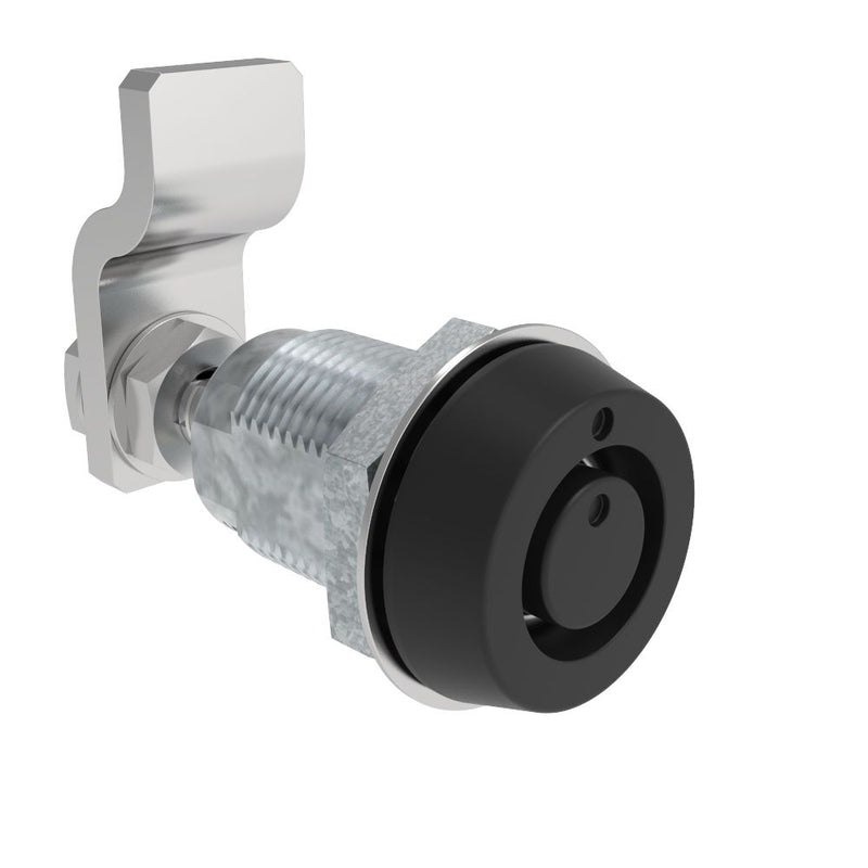 SOUTHCO VISE ACTION® Compression Latch, Small Size, Southco® Tubular Key, Zinc Alloy, Powder Coated, Black [E3-55-65]