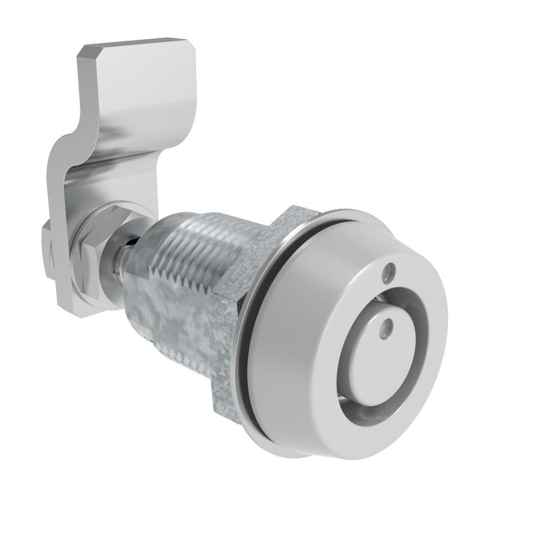 SOUTHCO VISE ACTION® Compression Latch, Small Size, Southco® Tubular Key, Zinc Alloy, Powder Coated, Silver [E3-55-67]