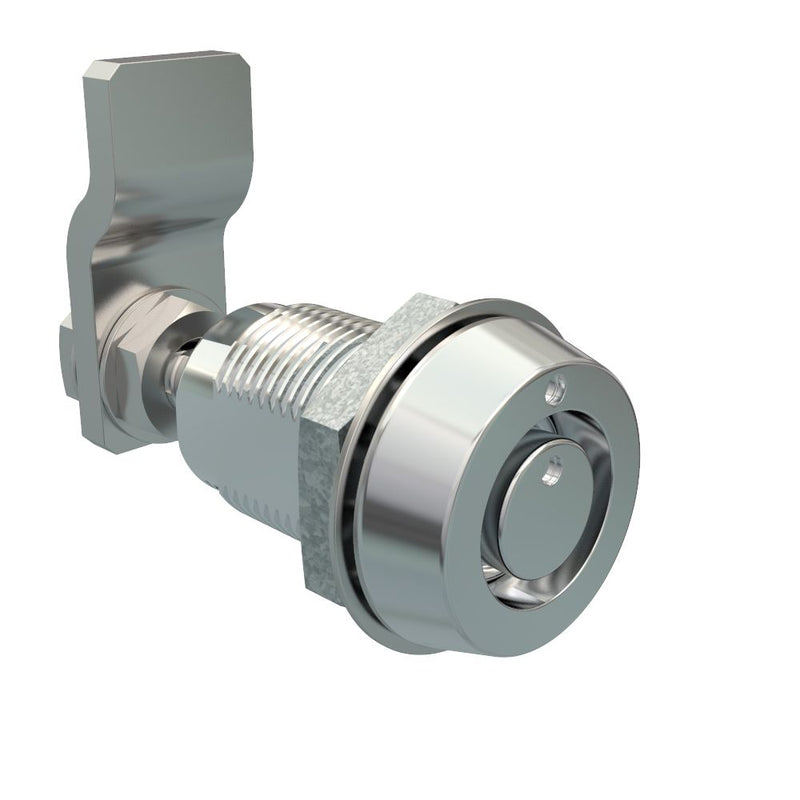 SOUTHCO VISE ACTION® Compression Latch, Small Size, Southco® Tubular Key, Zinc Alloy, Chrome Plated, Bright [E3-55-71]